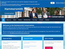 Tablet Screenshot of hammersmithconservatives.com